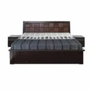 Attractive Designs Wooden Double Bed