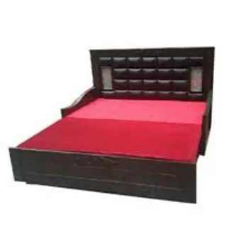 Durable Wooden Double Bed
