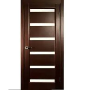 Polished Wooden Glass Door