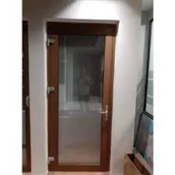Plain Wooden Glass Door