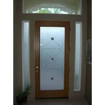 Wooden Glass Door