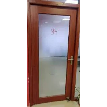 Plain Wooden Glass Door