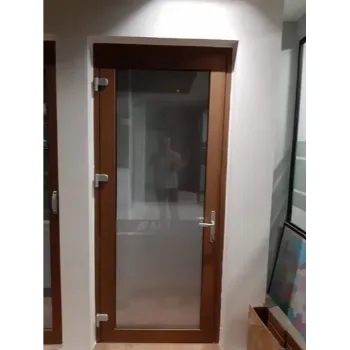 Solid Wooden Glass Door