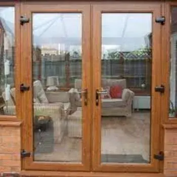 Wooden Glass Door