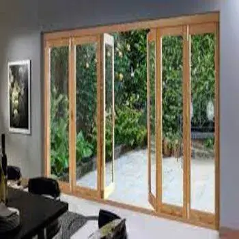 Wooden Glass Door