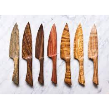 Color Coated Wooden Knives