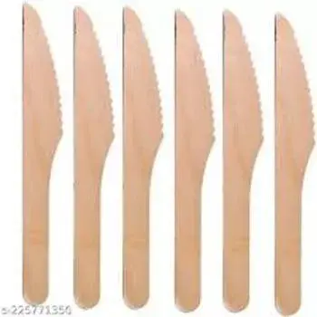 Utility Dishes Wooden Knives