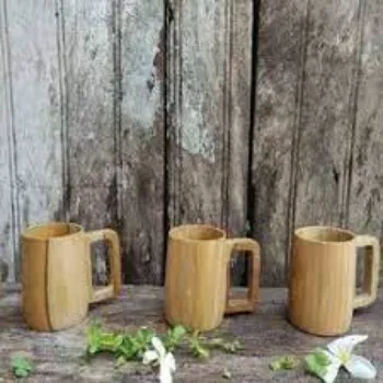 Bharat Faucet Wooden Mug