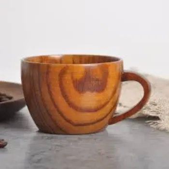 Pooja Wooden Mug