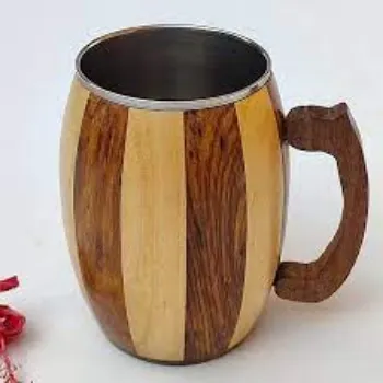 Shiny Finishing Wooden Mug