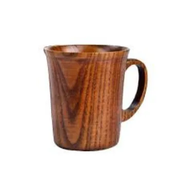 Wooden Mug Brown  Color