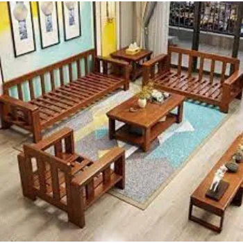 Easy To Place Wooden Sofa
