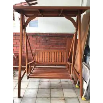 Polished Wooden Swing Chair