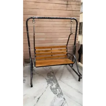Polished Wooden Swing Chair