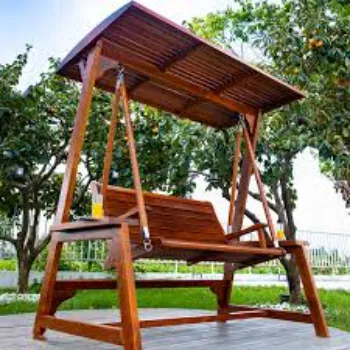 Perfect Shape Wooden Swing Chair