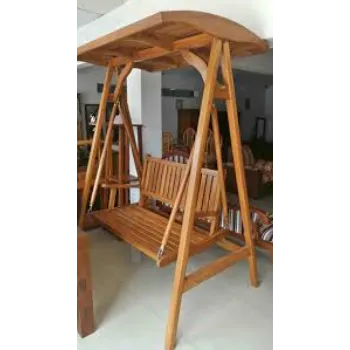 Fully Assembled Wooden Swing Chair