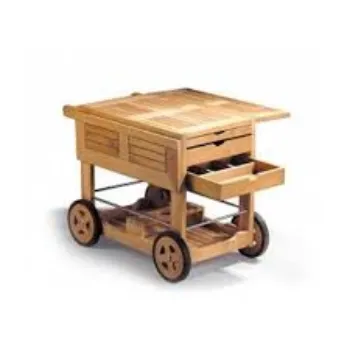 Durable Wooden Trolley