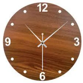  MELANA MDF Wooden Wall Clock