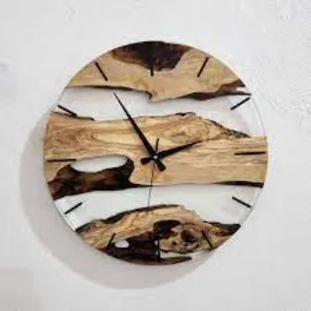  SARAP Olive Wood Wall Clock