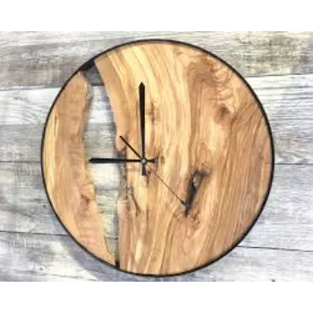  Natural Wood Clock 