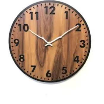  Teak Wood Analog Clock