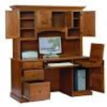 Polished Wooden Workstation