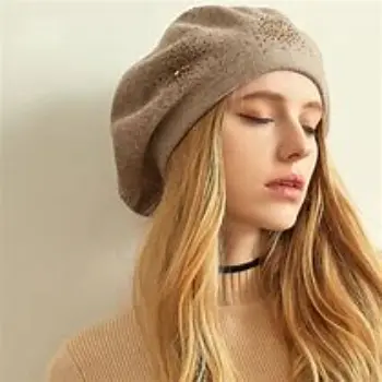 Fancy Woolen Beret Cap