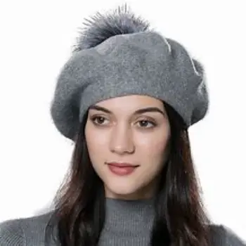 Modern Woolen Beret Cap