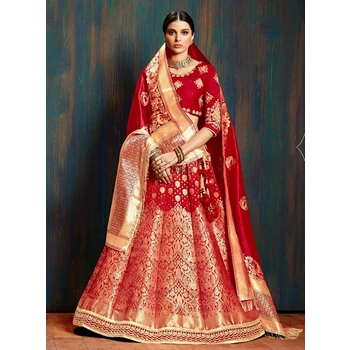 Exclusive New Pattern Woven Designer Lehenga