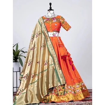 Exclusive Aesthetic Woven Designer Lehenga