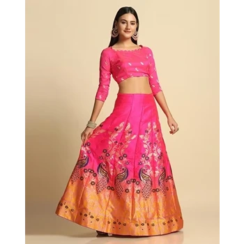 Comfortable Woven Designer Lehenga 
