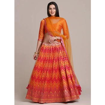 Lightweight & Comfortable Woven Designer Lehenga