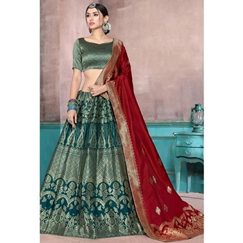 Banarasi Style Woven Designer Lehenga