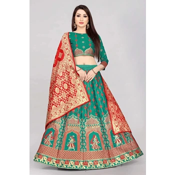 Breathable & Comfortable Woven Designer Lehenga