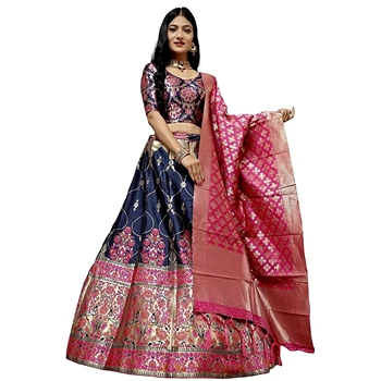 Banarasi Style Woven Designer Lehenga