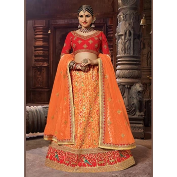 Fashionable Woven Designer Lehenga