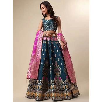 Modern Looking Woven Designer Lehenga 
