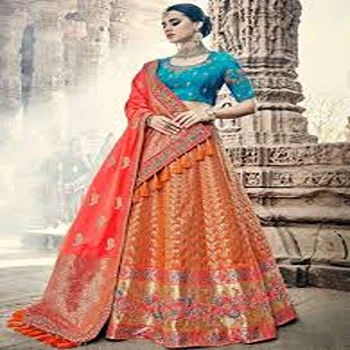 Fancy Modern Woven Designer Lehenga