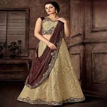 Comfortable Elegant Woven Designer Lehenga