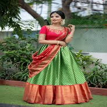 Elegant Look Woven Designer Lehenga