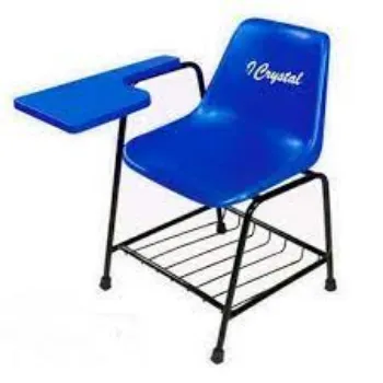 Writing Pad Chair Blue Color 
