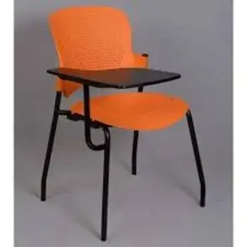 Orange & Black Shade Writing Pad Chair