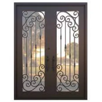 Modern Wrought Iron Door