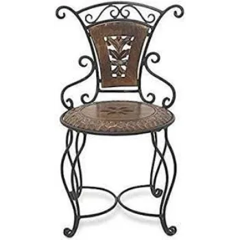 Easy To Place Wrought Iron Chair