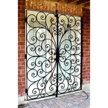 Solid Wrought Iron Door