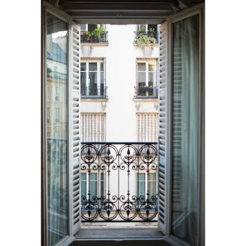 Silence Wrought Iron Door