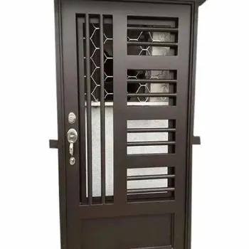Polished Wrought Iron Door
