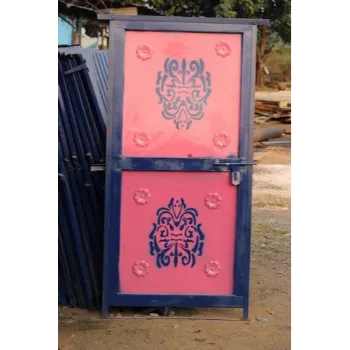 Solid Wrought Iron Door