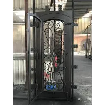 Coated Wrought Iron Door