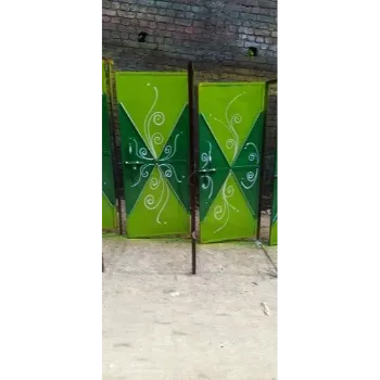 Coated Wrought Iron Door